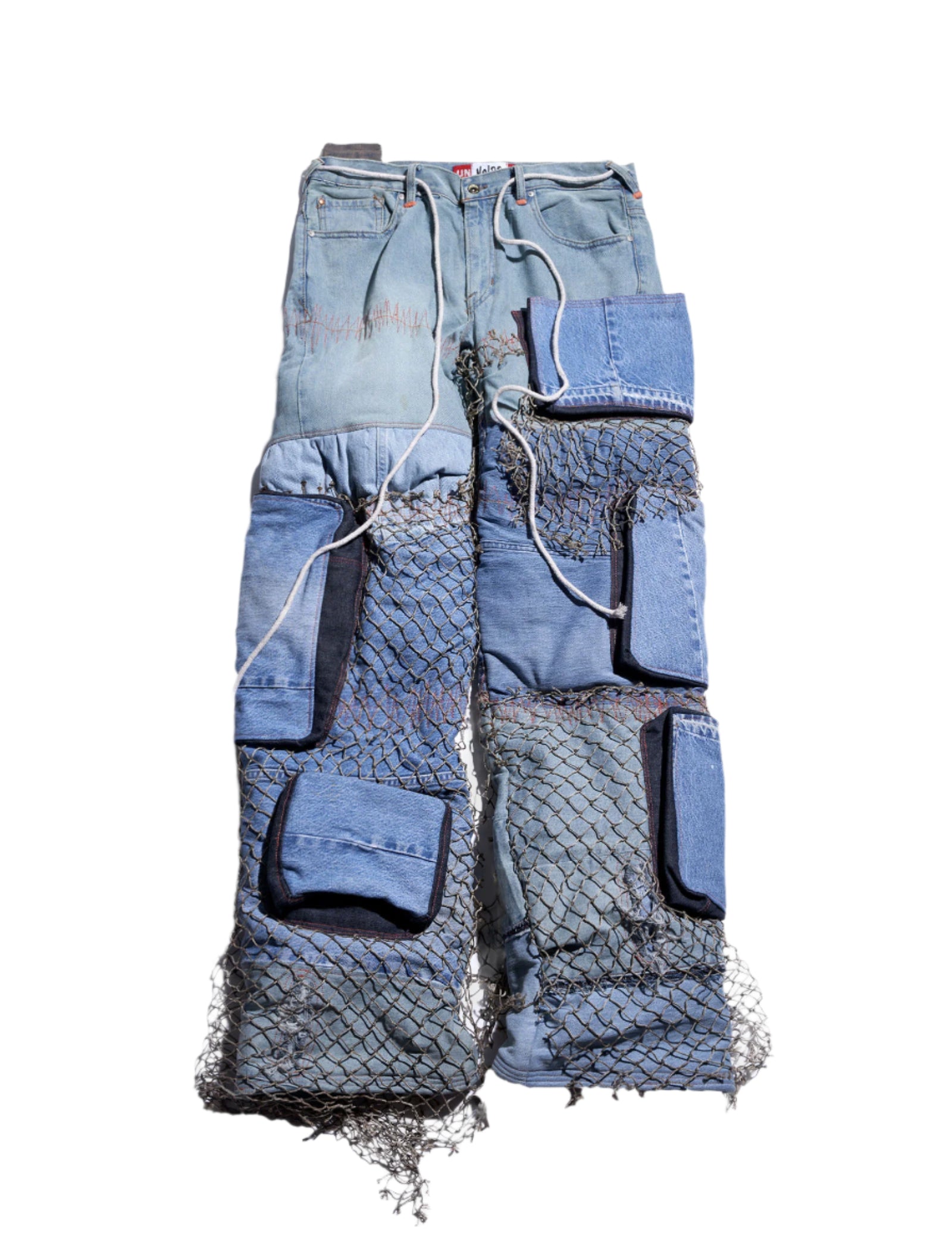 RECONSTRUCTED PUFFER DENIM