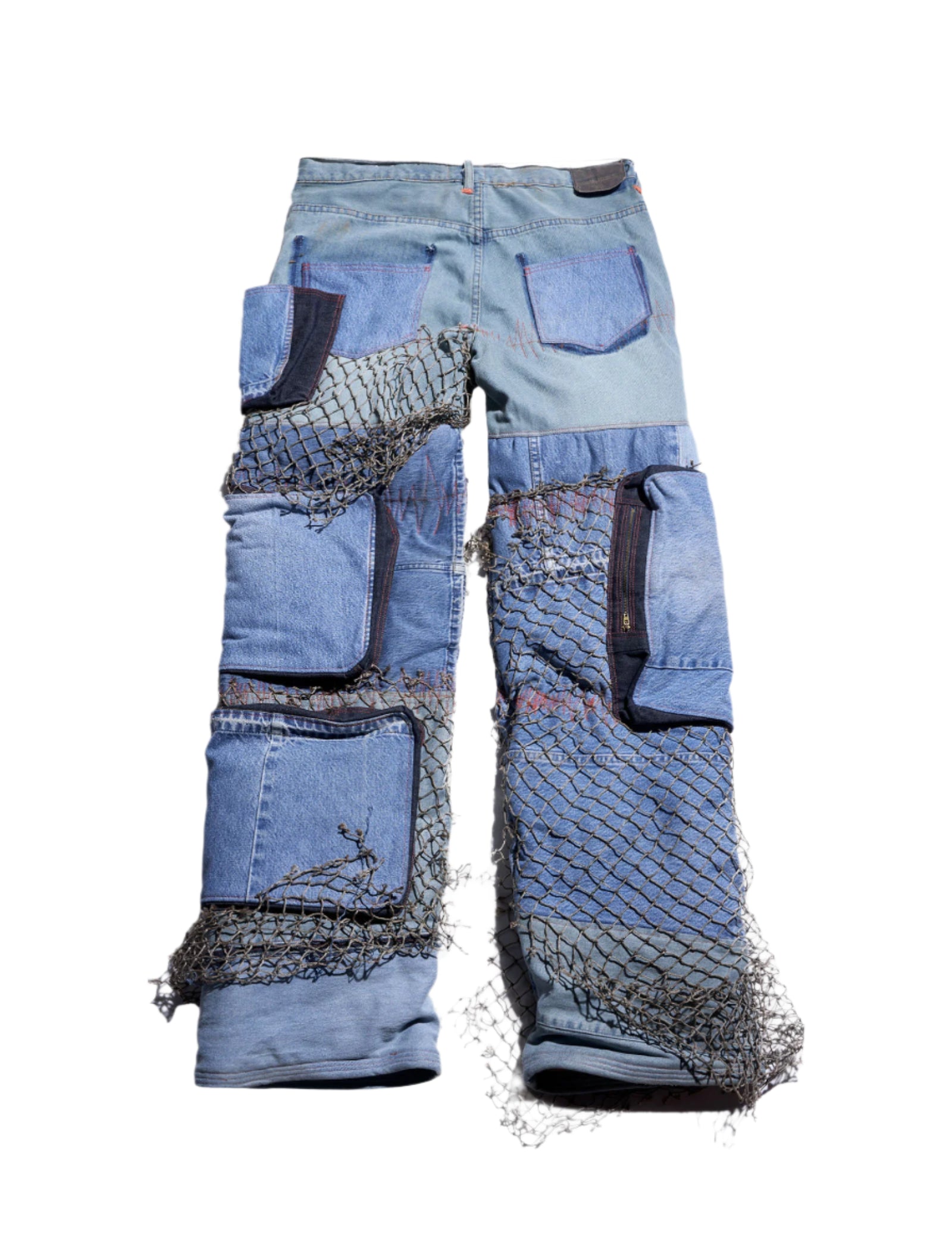 RECONSTRUCTED PUFFER DENIM