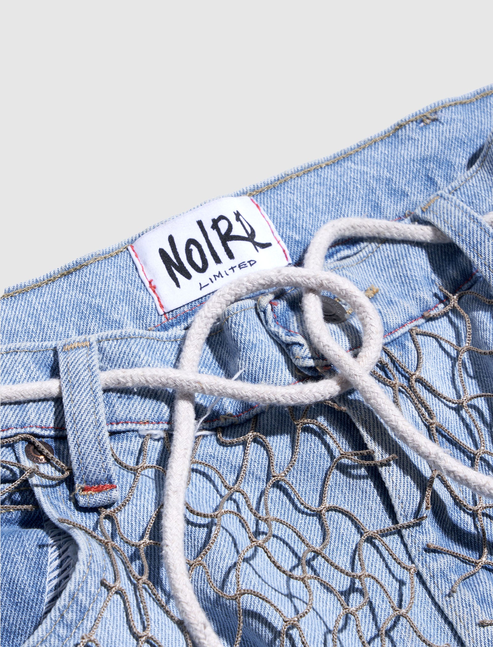 RECONSTRUCTED STACKED DENIM