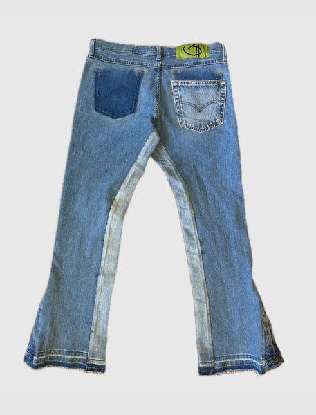 MULTI-WASH FLARE DENIM