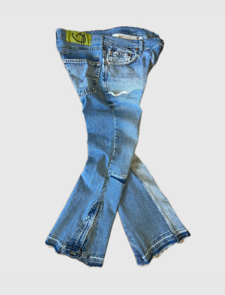 MULTI-WASH FLARE DENIM