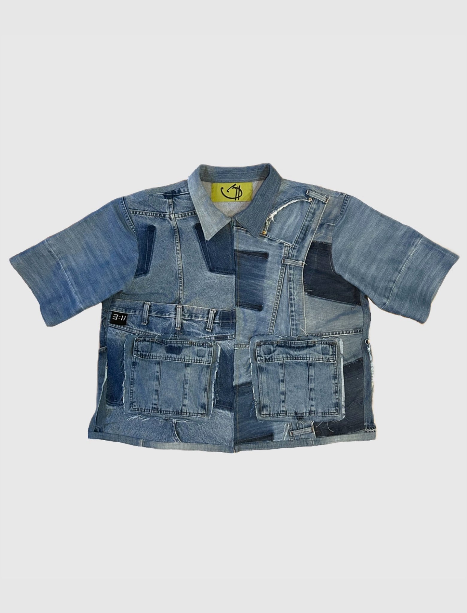 RECONSTRUCTED DENIM SHIRT