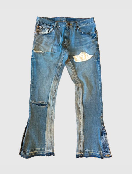 MULTI-WASH FLARE DENIM