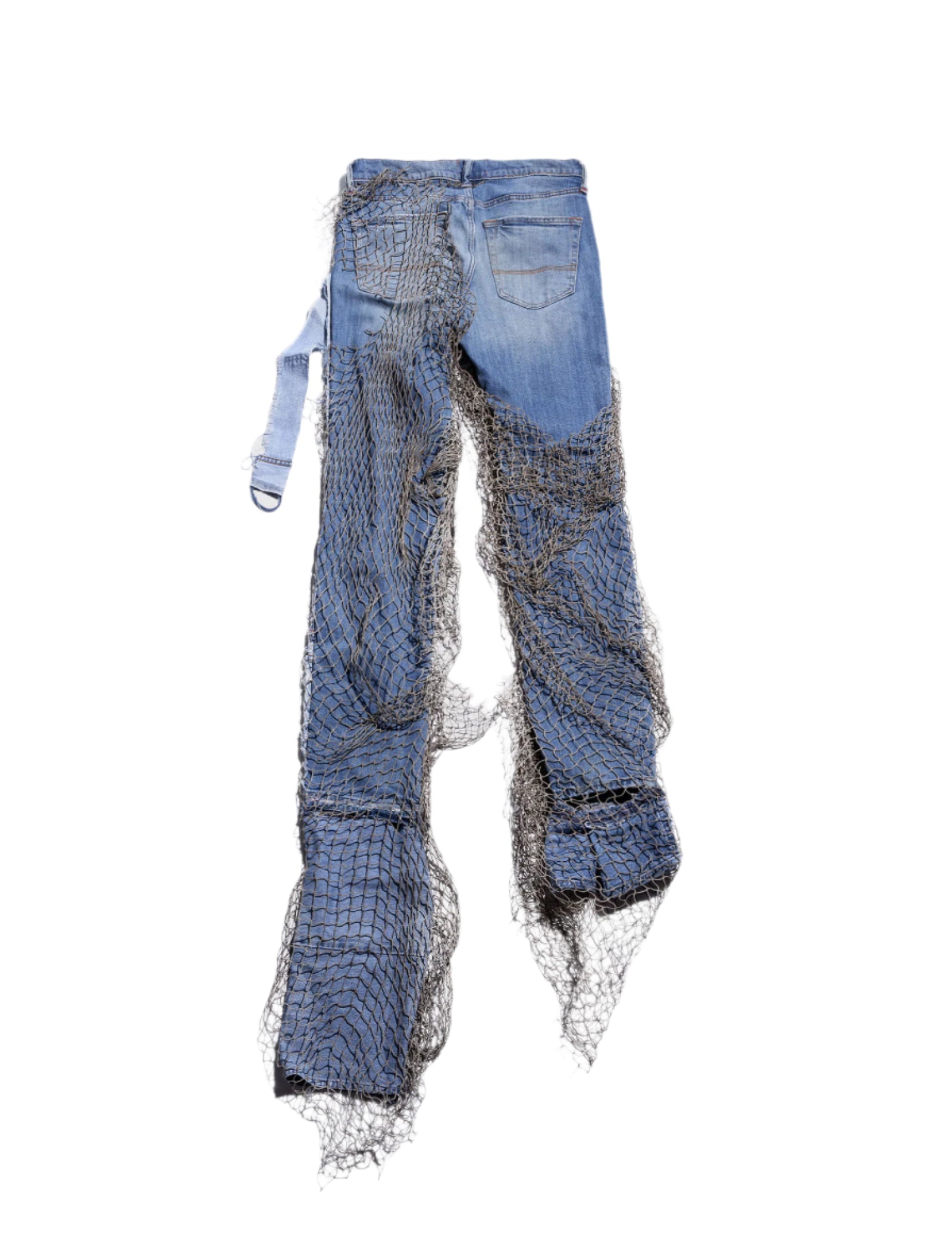 UPCYCLED FISHNET DENIM