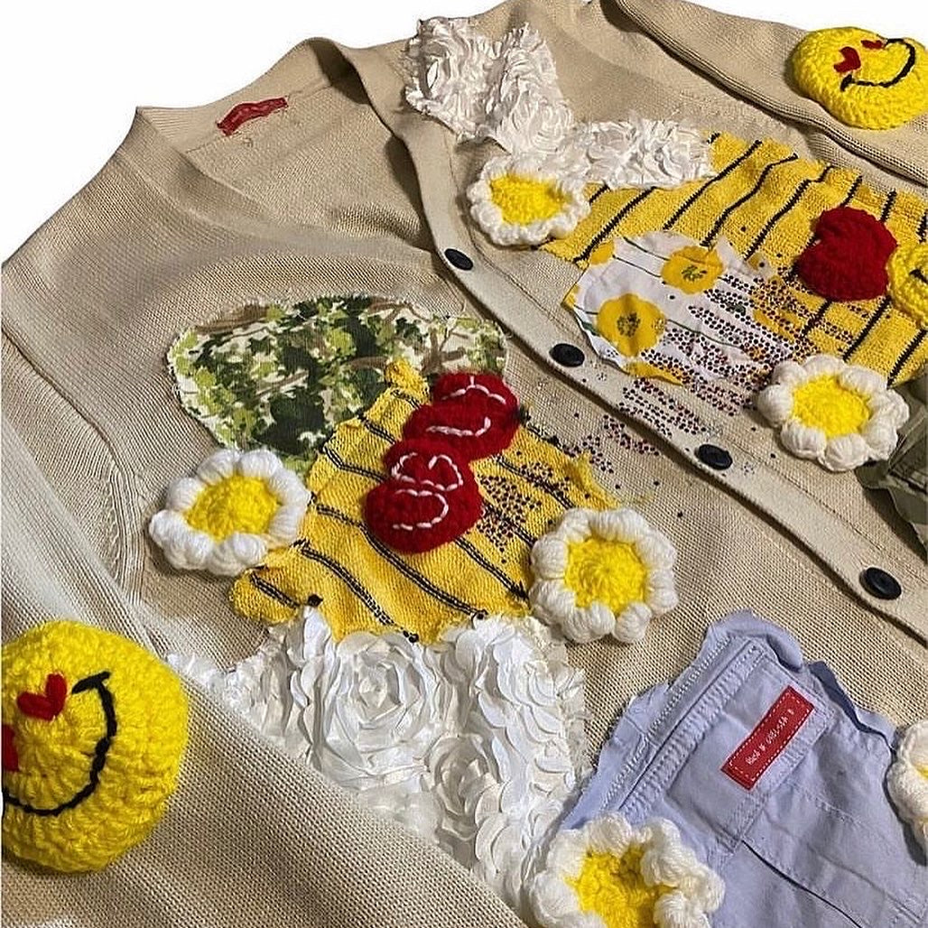 CB X 311 PATCHWORK CARDIGAN